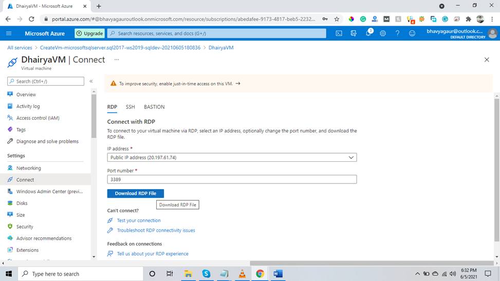 How To Create A SQL Server Instance In The Managed Virtual Machine